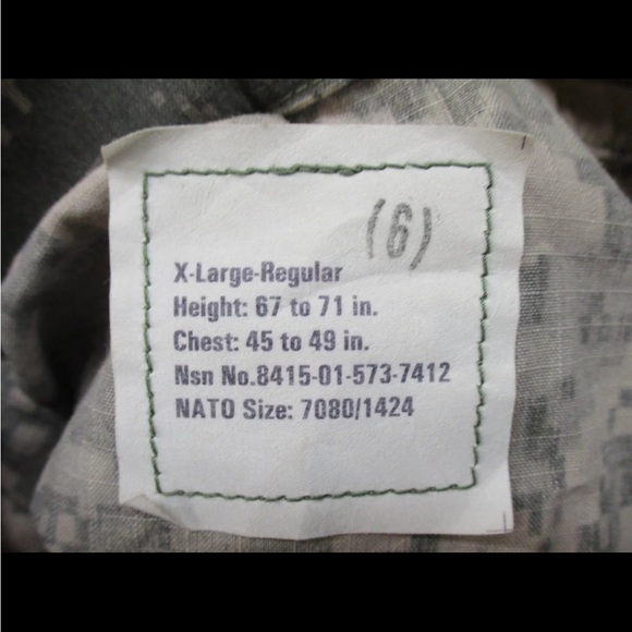 U.S. ACU COMBAT SHIRT - Picture 2 of 2